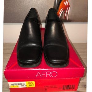 Aerosoles black dress shoes with heel